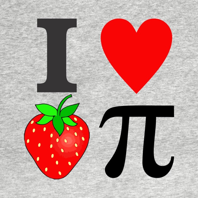 I Heart Strawberry Pi by TNMGRAPHICS